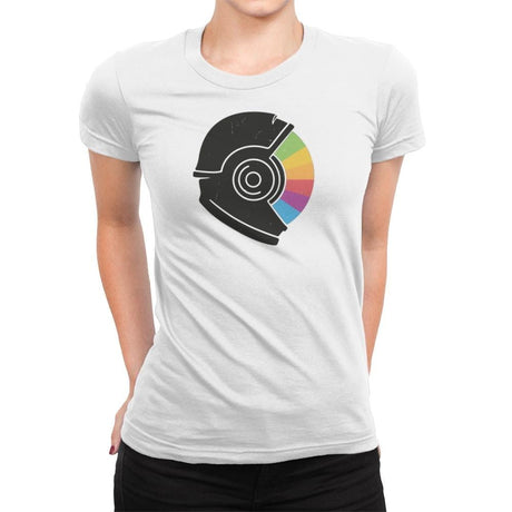 Kodachrome Space - Womens Premium T-Shirts RIPT Apparel Small / White