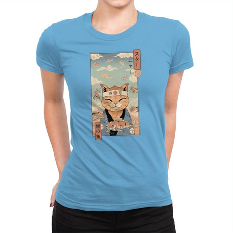 Koi Dreamer - Womens Premium T-Shirts RIPT Apparel Small / Turquoise