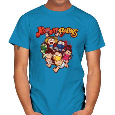 Kombat Babies - Mens T-Shirts RIPT Apparel Small / Sapphire
