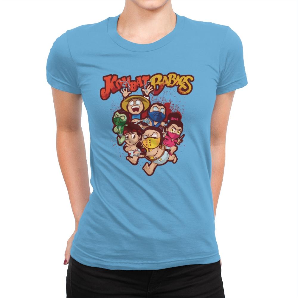 Kombat Babies - Womens Premium T-Shirts RIPT Apparel Small / Turquoise