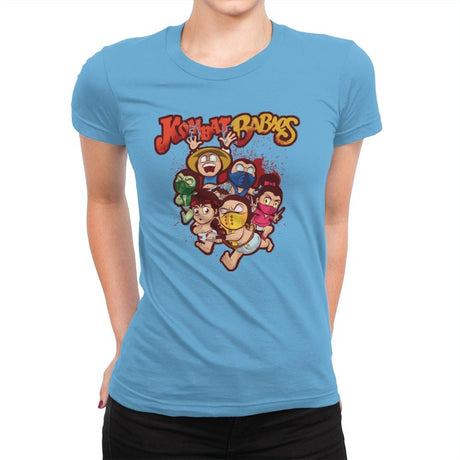 Kombat Babies - Womens Premium T-Shirts RIPT Apparel Small / Turquoise