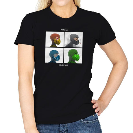 Kombat Days Exclusive - Womens T-Shirts RIPT Apparel Small / Black