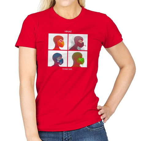 Kombat Days Exclusive - Womens T-Shirts RIPT Apparel Small / Red