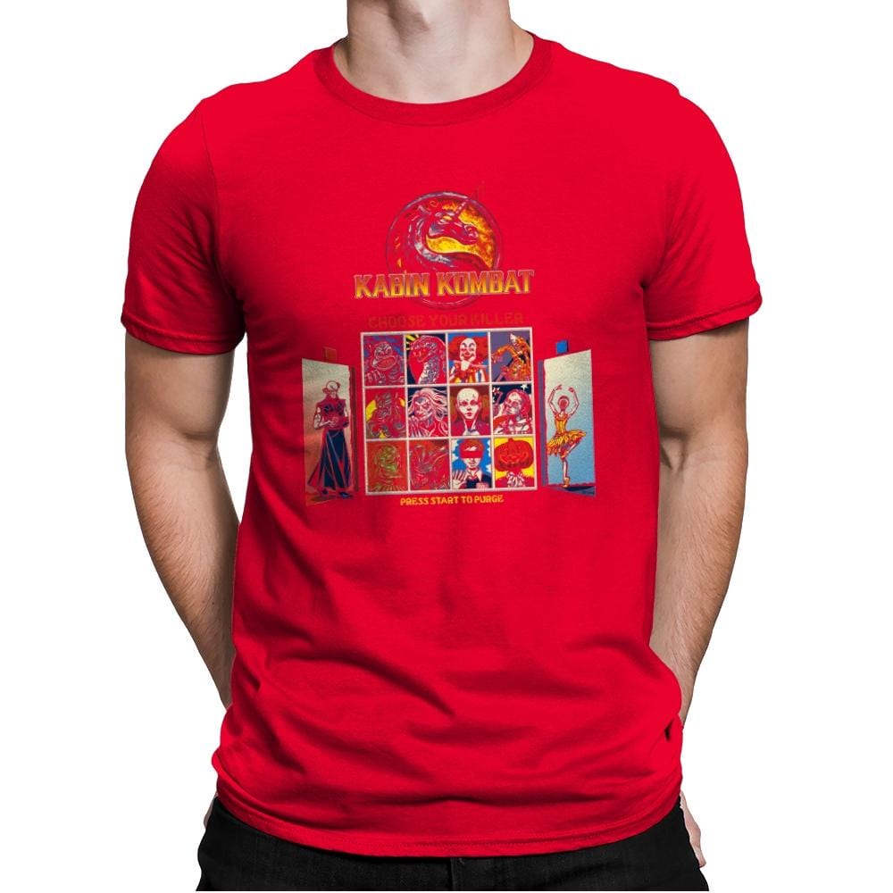 Kombat in the Woods Exclusive - Dead Pixels - Mens Premium T-Shirts RIPT Apparel Small / Red