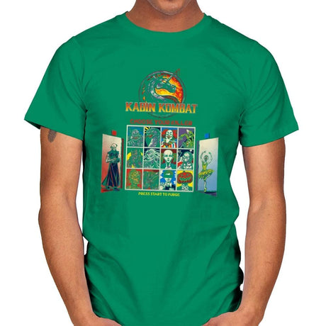 Kombat in the Woods Exclusive - Dead Pixels - Mens T-Shirts RIPT Apparel Small / Kelly Green