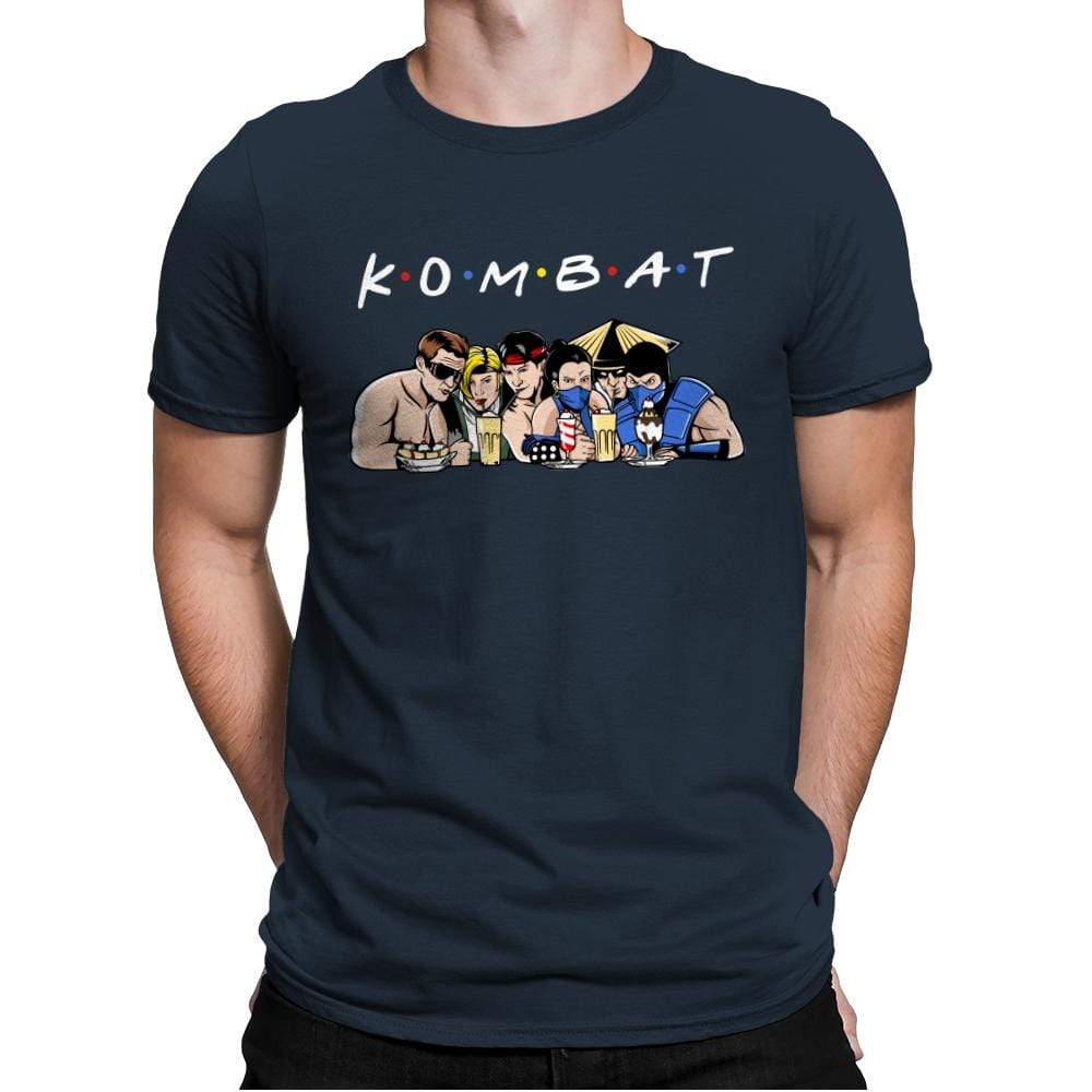 Kombat - Mens Premium T-Shirts RIPT Apparel Small / Indigo