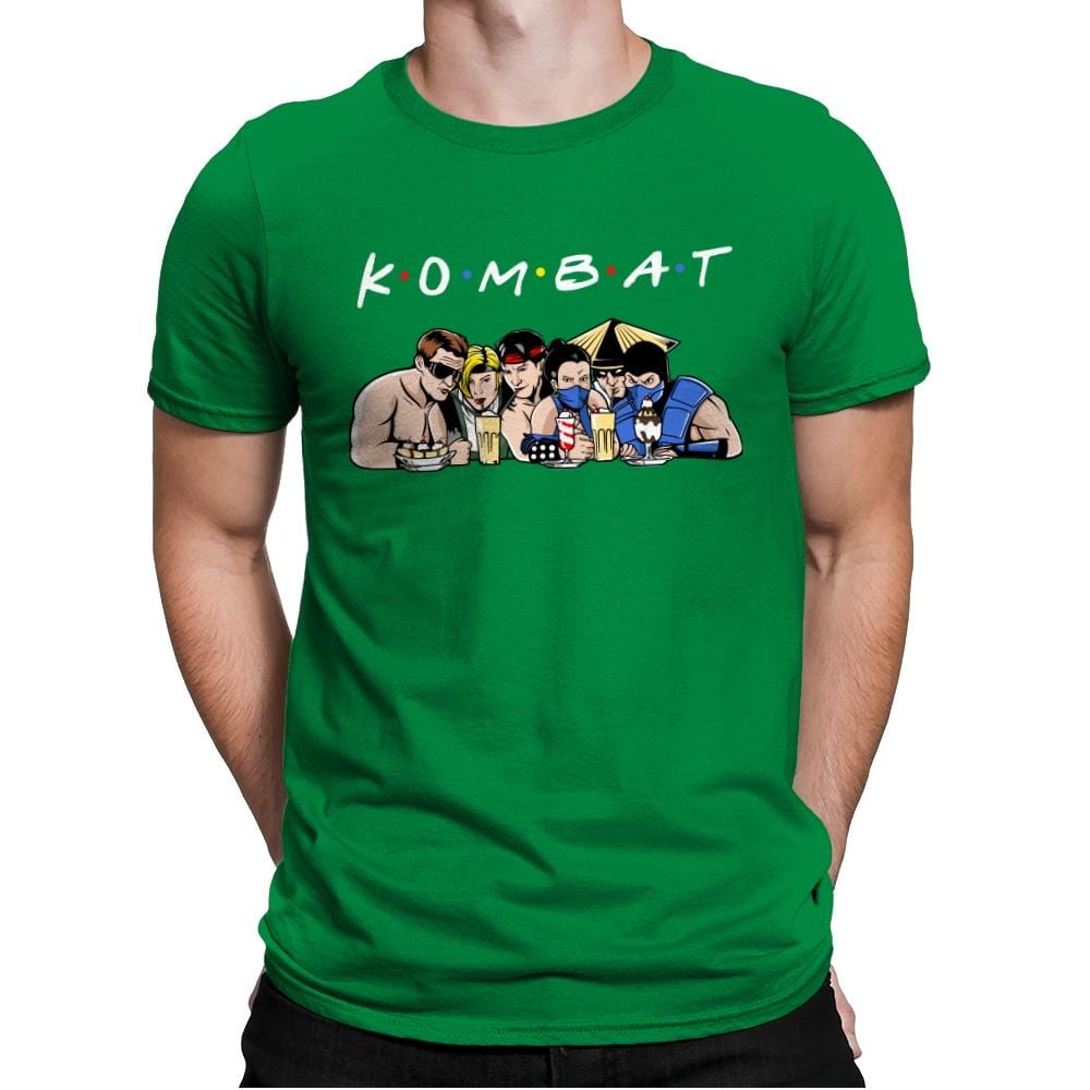 Kombat - Mens Premium T-Shirts RIPT Apparel Small / Kelly Green