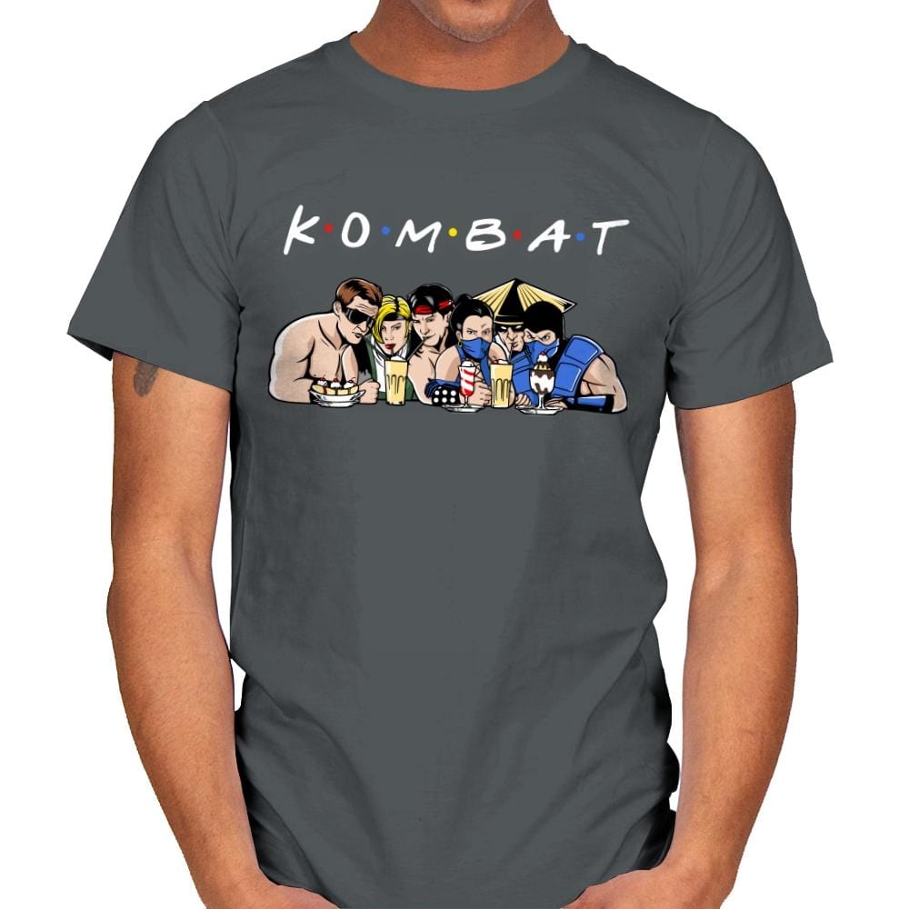 Kombat - Mens T-Shirts RIPT Apparel Small / Charcoal