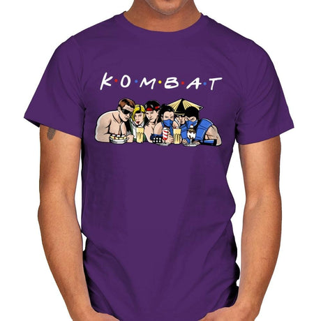 Kombat - Mens T-Shirts RIPT Apparel Small / Purple