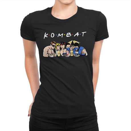 Kombat - Womens Premium T-Shirts RIPT Apparel Small / Black