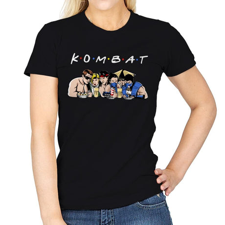 Kombat - Womens T-Shirts RIPT Apparel Small / Black