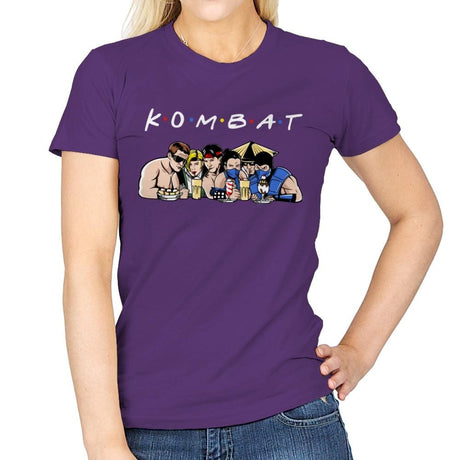 Kombat - Womens T-Shirts RIPT Apparel Small / Purple