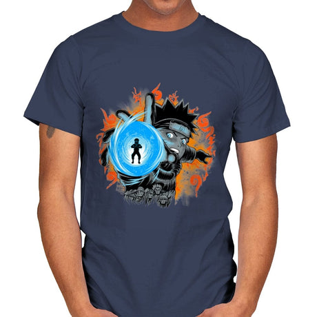 Konoha Kid - Mens T-Shirts RIPT Apparel Small / Navy