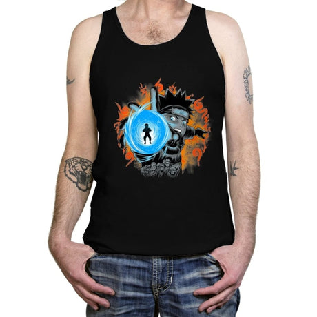 Konoha Kid - Tanktop Tanktop RIPT Apparel X-Small / Black