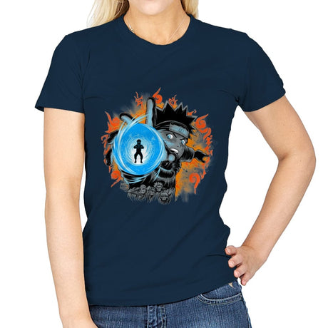 Konoha Kid - Womens T-Shirts RIPT Apparel Small / Navy