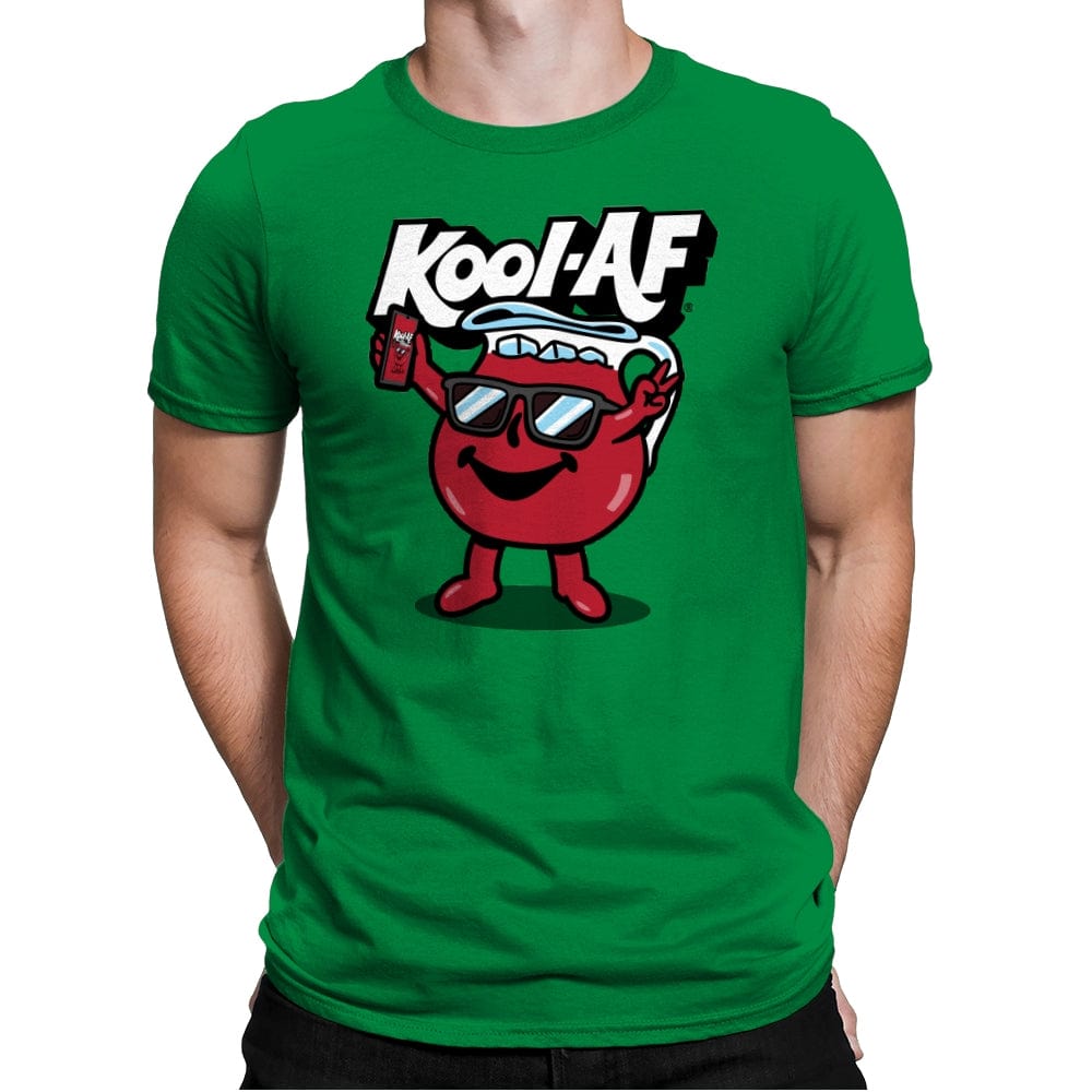 Kool AF - Mens Premium T-Shirts RIPT Apparel Small / Kelly