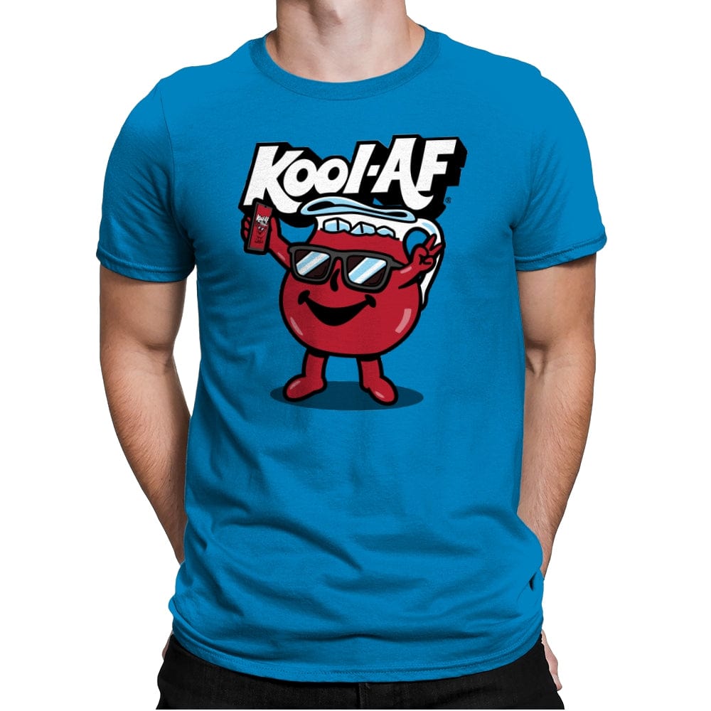 Kool AF - Mens Premium T-Shirts RIPT Apparel Small / Turqouise
