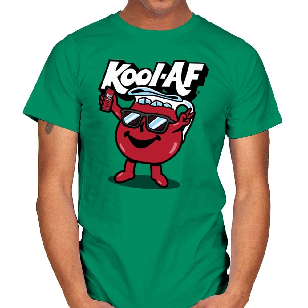 Kool AF - Mens T-Shirts RIPT Apparel Small / Kelly