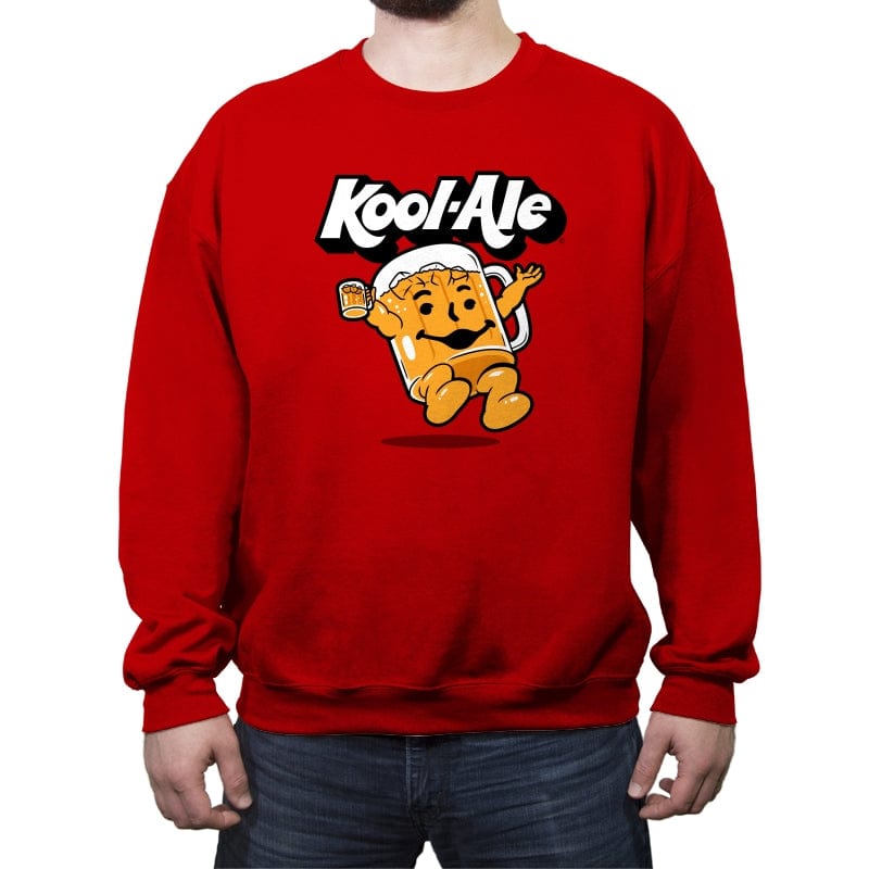 Kool Ale - Crew Neck Sweatshirt Crew Neck Sweatshirt RIPT Apparel Small / Red