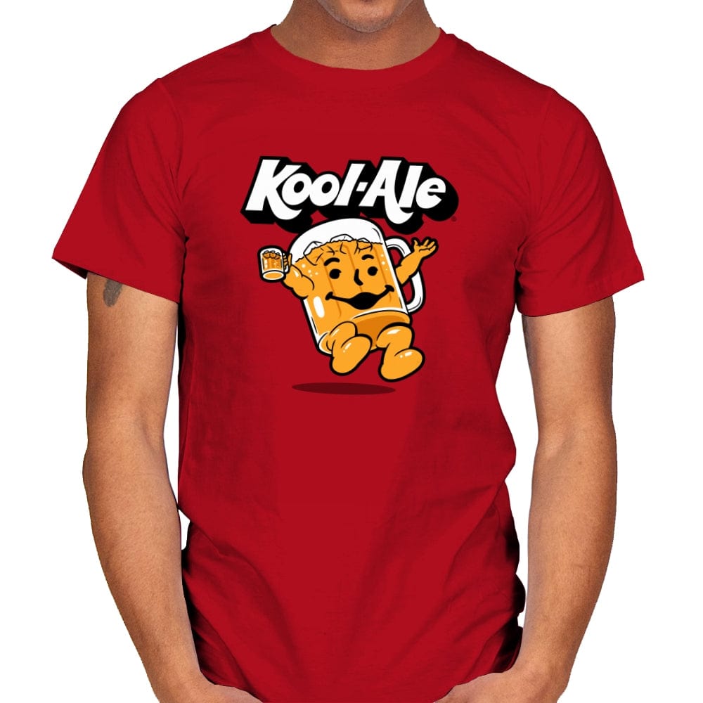 Kool Ale - Mens T-Shirts RIPT Apparel Small / Red