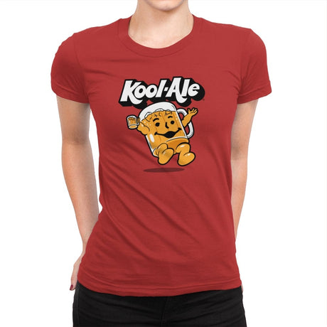 Kool Ale - Womens Premium T-Shirts RIPT Apparel Small / Red
