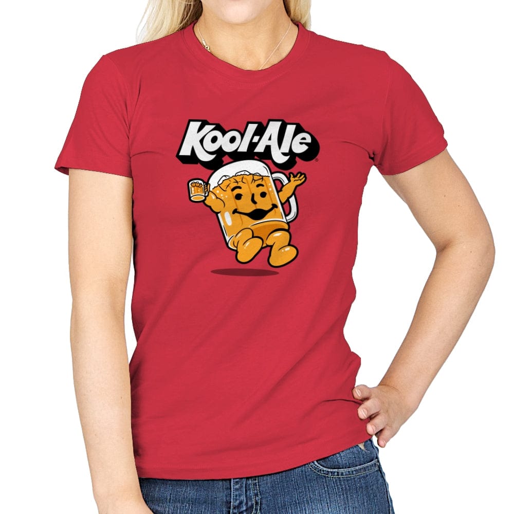Kool Ale - Womens T-Shirts RIPT Apparel Small / Red