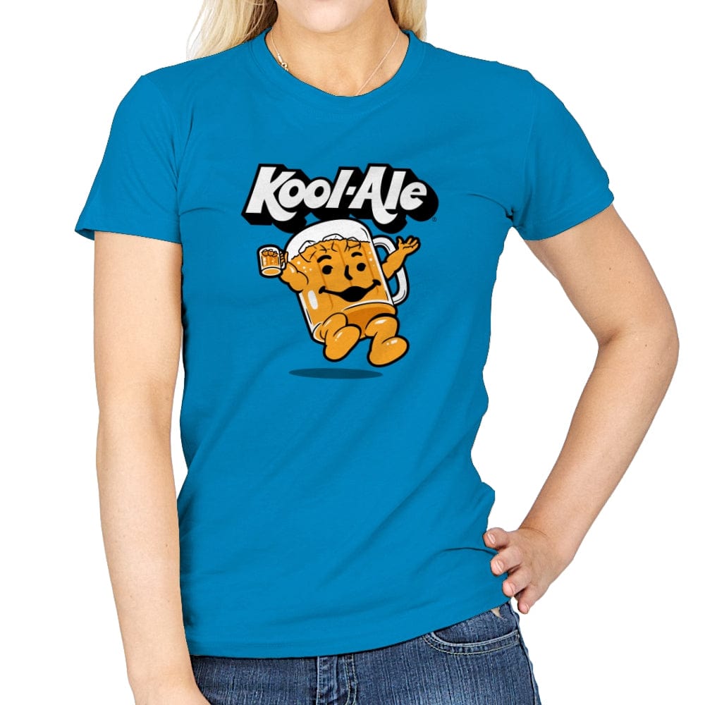 Kool Ale - Womens T-Shirts RIPT Apparel Small / Sapphire
