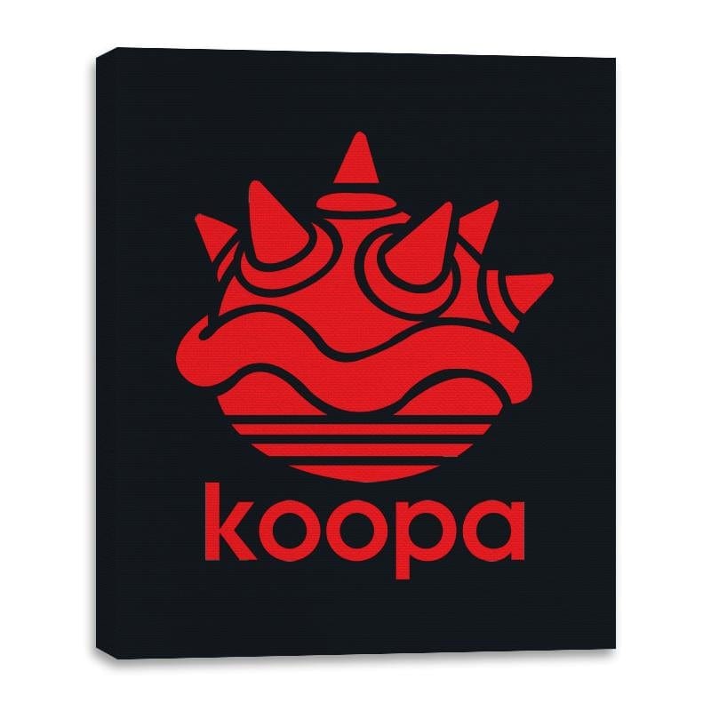 Koopa - Canvas Wraps Canvas Wraps RIPT Apparel 16x20 / Black
