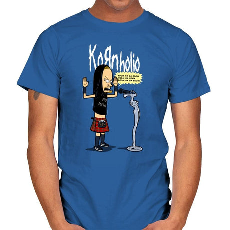 Kornholio - Mens T-Shirts RIPT Apparel Small / Royal