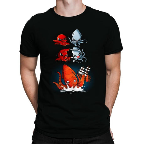 Kraken Fusion - Mens Premium T-Shirts RIPT Apparel Small / Black