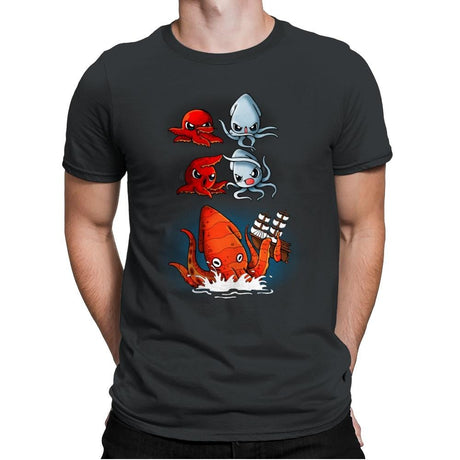 Kraken Fusion - Mens Premium T-Shirts RIPT Apparel Small / Heavy Metal