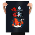 Kraken Fusion - Prints Posters RIPT Apparel 18x24 / Black