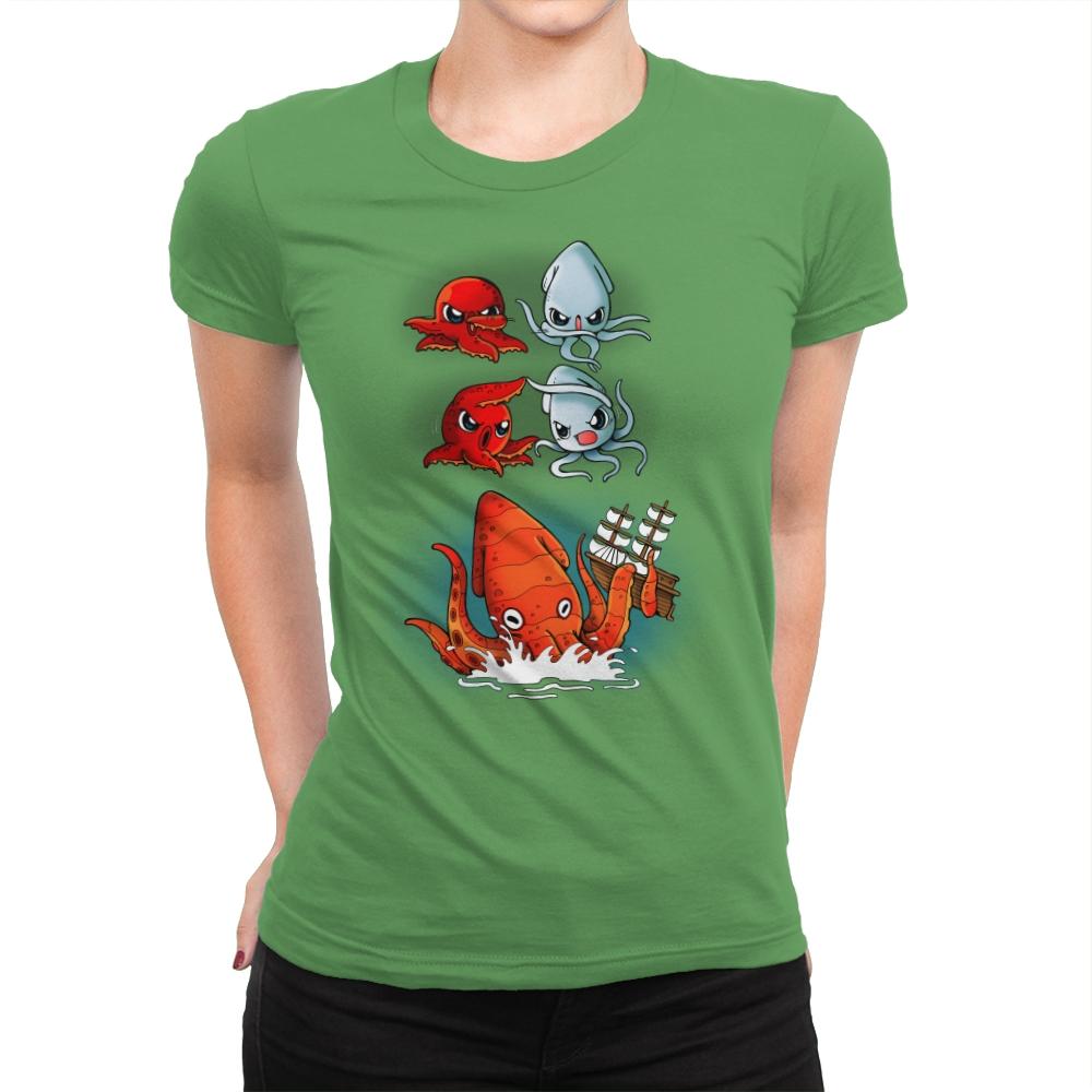 Kraken Fusion - Womens Premium T-Shirts RIPT Apparel Small / Kelly