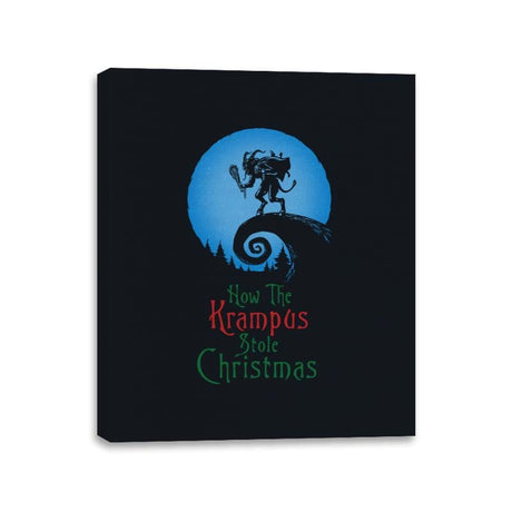 Krampus - Canvas Wraps Canvas Wraps RIPT Apparel 11x14 / Black