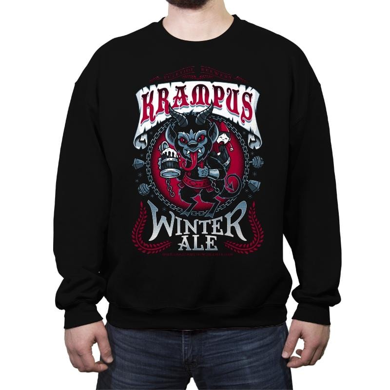 Krampus Winter Ale - Crew Neck Sweatshirt Crew Neck Sweatshirt RIPT Apparel