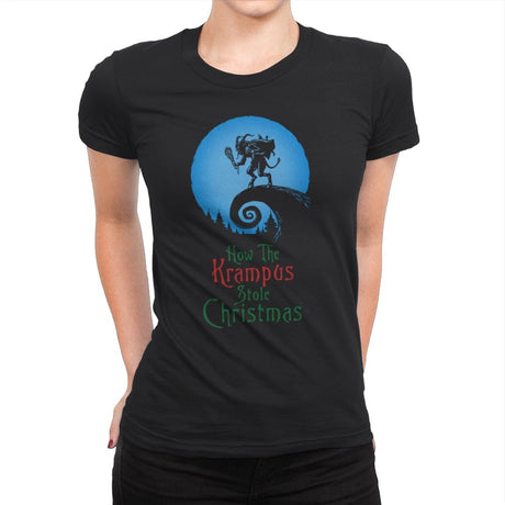 Krampus - Womens Premium T-Shirts RIPT Apparel Small / Black