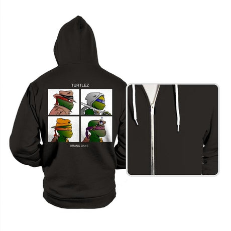 Krang Days - Hoodies Hoodies RIPT Apparel Small / Black