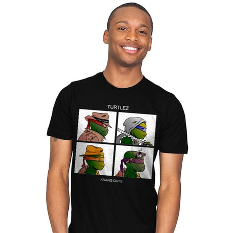 Krang Days - Mens T-Shirts RIPT Apparel Small / Black