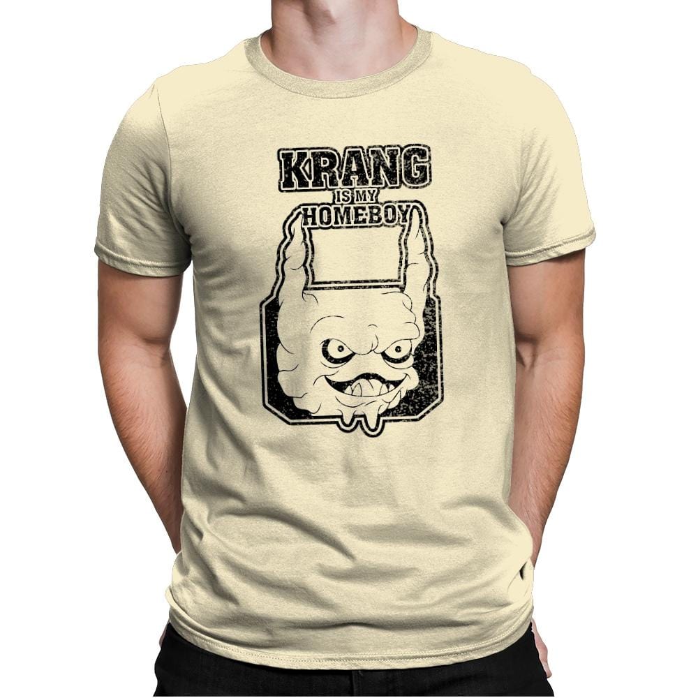 Krang is my Homeboy - Mens Premium T-Shirts RIPT Apparel Small / Natural