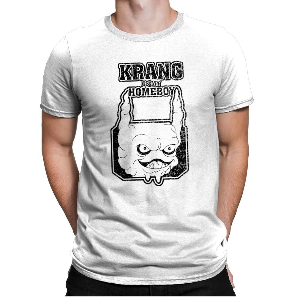 Krang is my Homeboy - Mens Premium T-Shirts RIPT Apparel Small / White