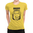 Krang is my Homeboy - Womens Premium T-Shirts RIPT Apparel Small / Vibrant Yellow