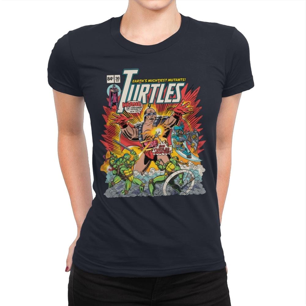 KrANG the Conqueror - Womens Premium T-Shirts RIPT Apparel Small / Midnight Navy