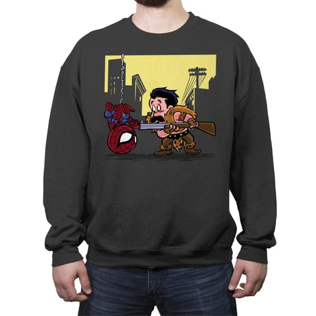Kraven Fudd - Crew Neck Sweatshirt Crew Neck Sweatshirt RIPT Apparel Small / Charcoal