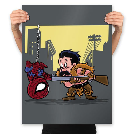 Kraven Fudd - Prints Posters RIPT Apparel 18x24 / Charcoal