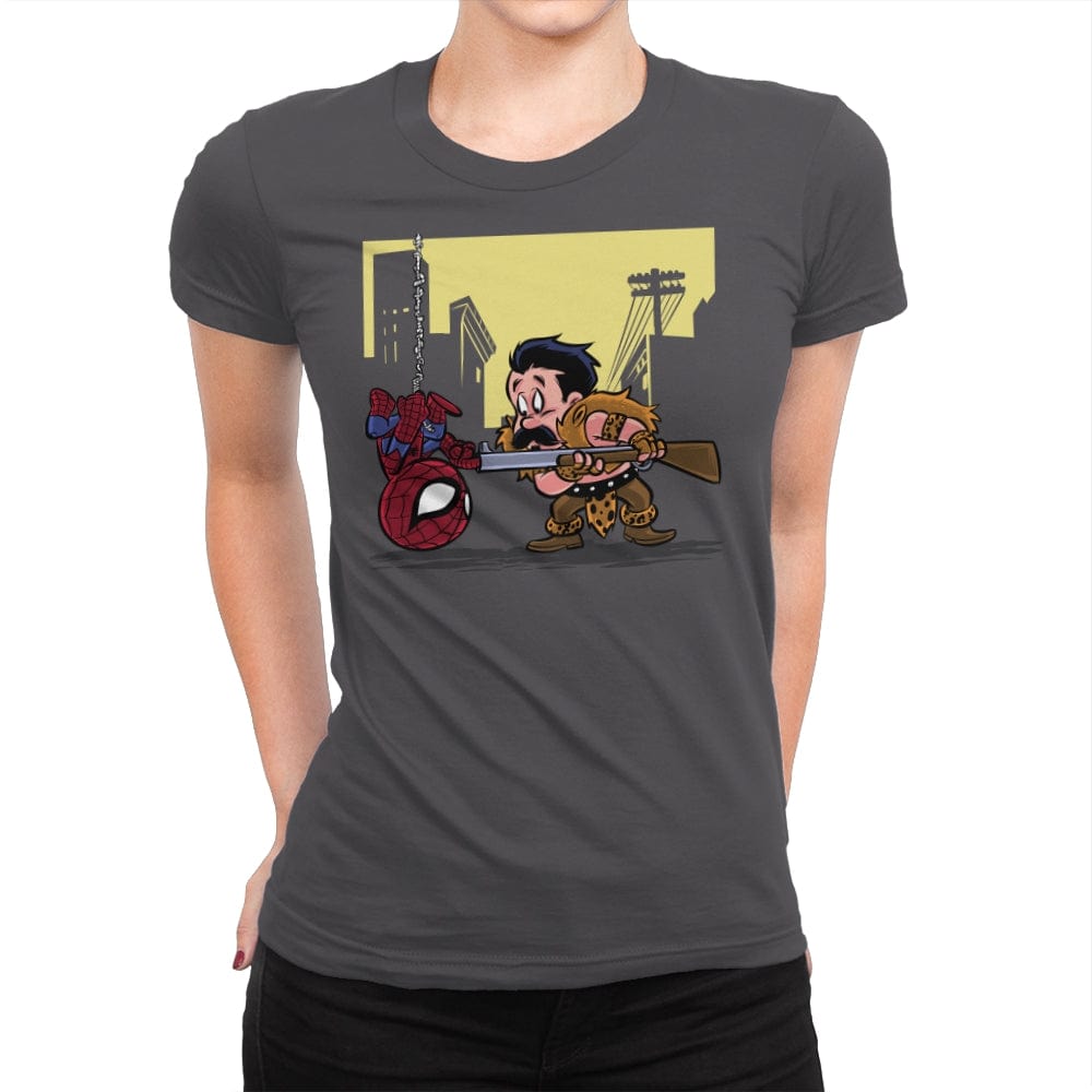 Kraven Fudd - Womens Premium T-Shirts RIPT Apparel Small / Heavy Metal