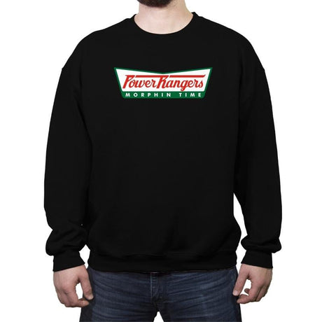 Krispy Rangers - Crew Neck Sweatshirt Crew Neck Sweatshirt RIPT Apparel