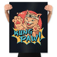 Kung Paw! - Prints Posters RIPT Apparel 18x24 / Black
