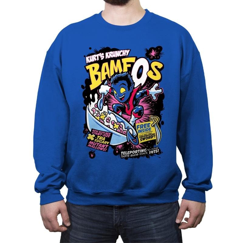 Kurt's Krunchy BamfOs - Crew Neck Sweatshirt Crew Neck Sweatshirt RIPT Apparel Small / Royal