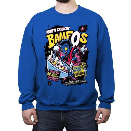 Kurt's Krunchy BamfOs - Crew Neck Sweatshirt Crew Neck Sweatshirt RIPT Apparel Small / Royal