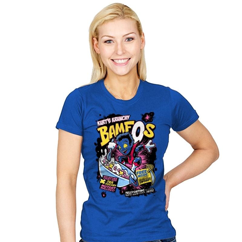 Kurt's Krunchy BamfOs - Womens T-Shirts RIPT Apparel Small / Royal